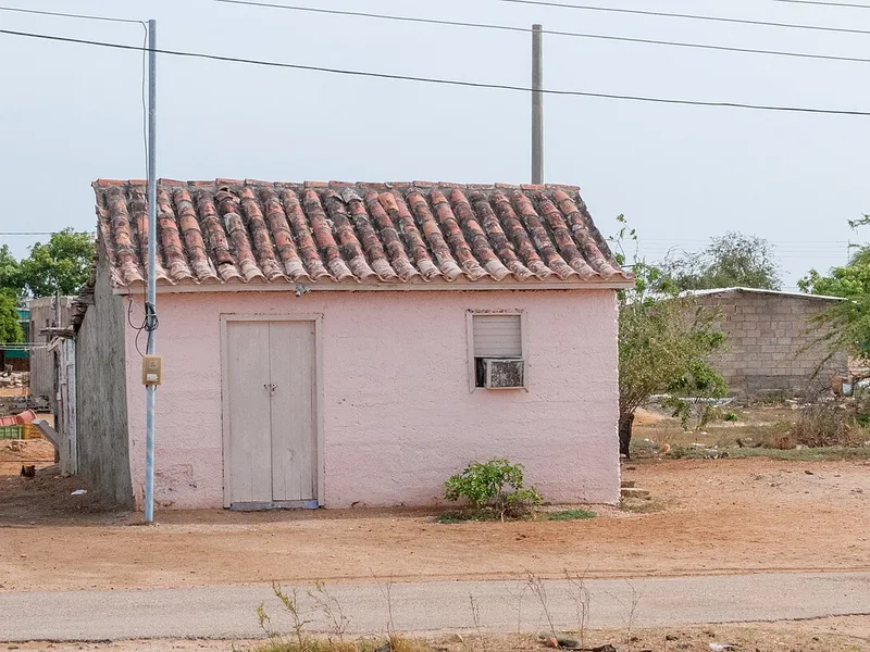 Pink house — Pink Colonial House, Laguna de Raya