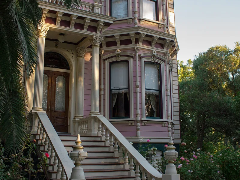 Pink house — Rosebud Ranch, Sacramento County